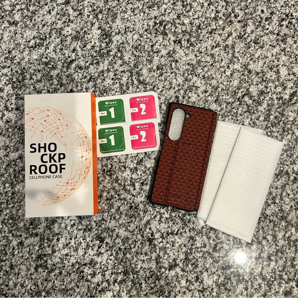 Samsung Z Fold6 Maroon Case